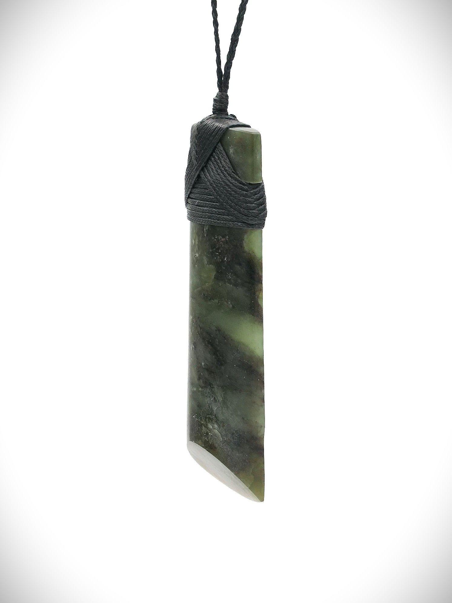 Moko Pounamu Toki NZ Genuine Hapopo Greenstone - Korimako