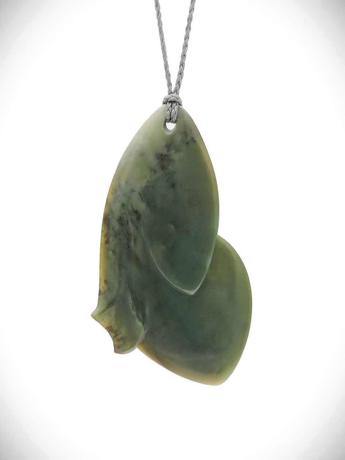 Moko Pounamu Ika (Fish) NZ Genuine Inanga Greenstone - Whatupuke