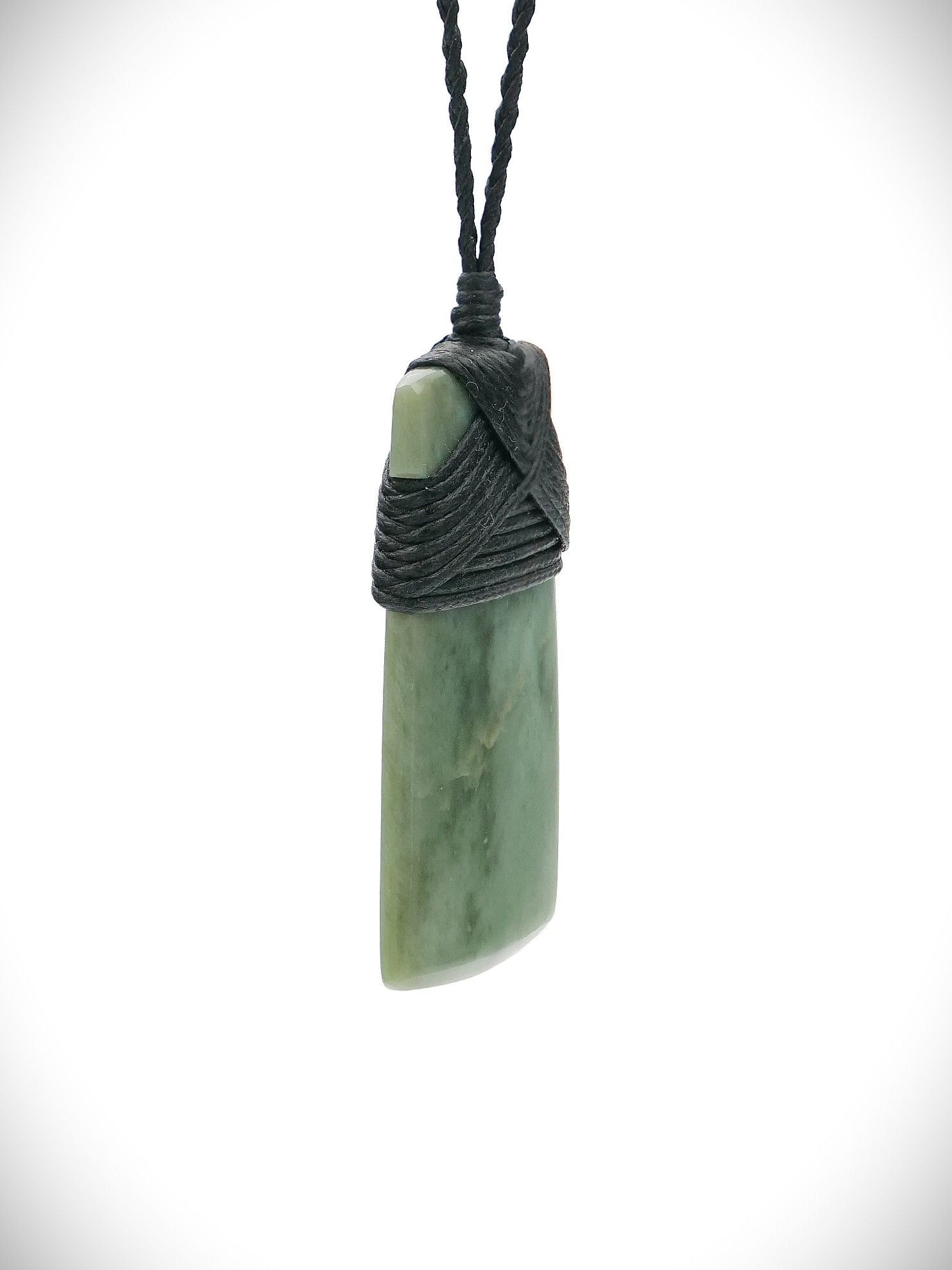 Moko Pounamu Toki NZ Genuine Inanga Greenstone - Whakapara