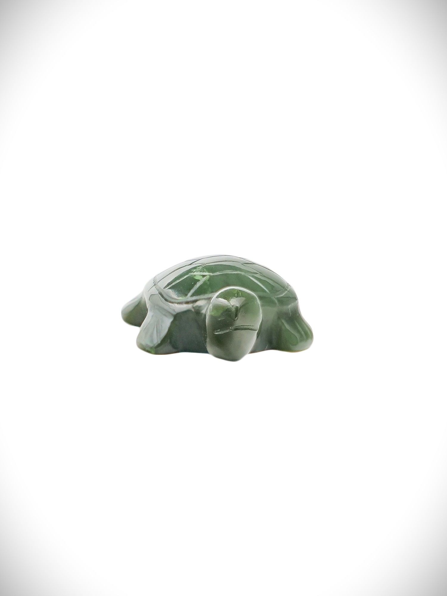 Moko Pounamu Honu (Turtle) Nephrite Jade