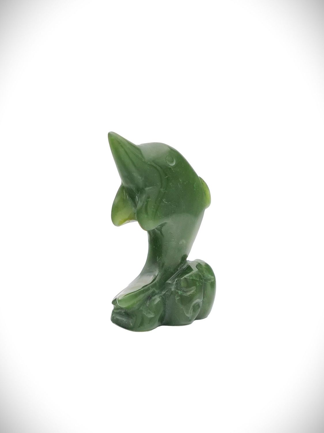Moko Pounamu Dolphin Nephrite Jade
