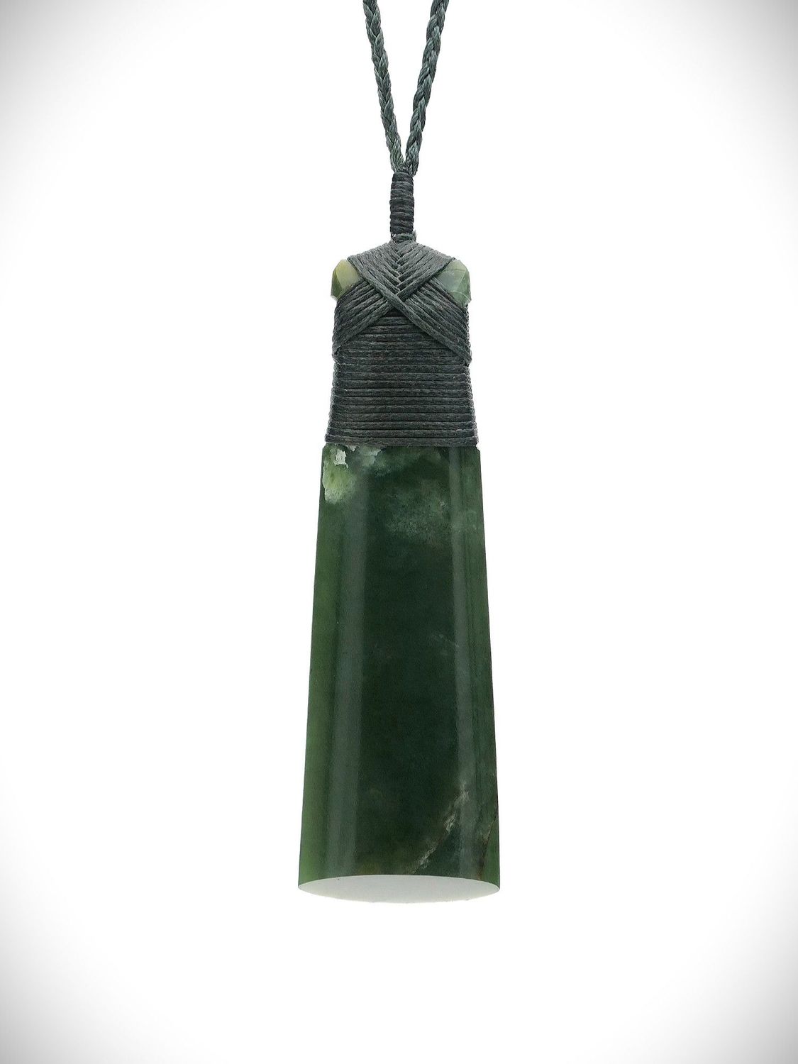 Moko Pounamu Toki Genuine NZ Kawakawa Greenstone - Kerepehi