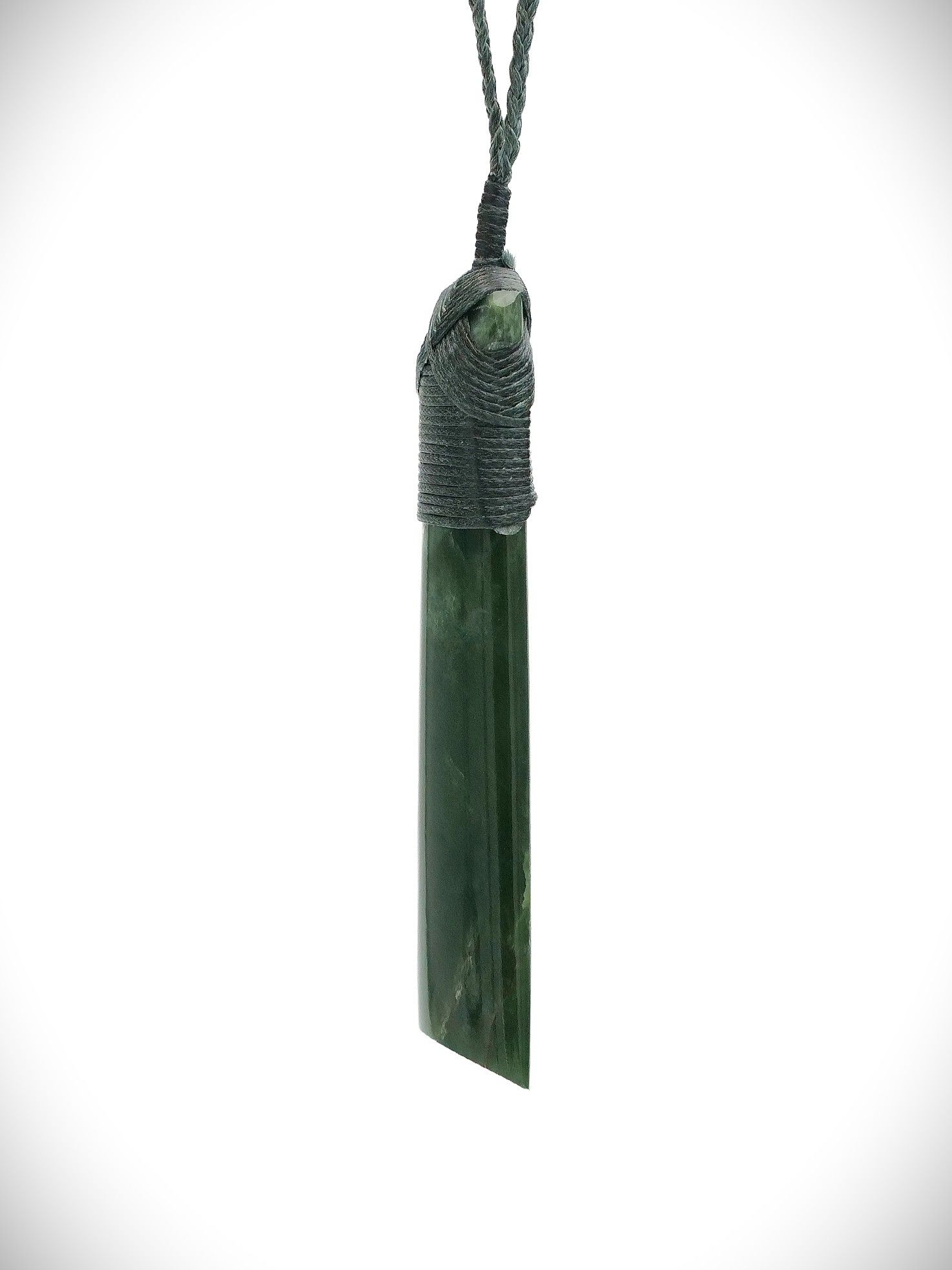 Moko Pounamu Toki Genuine NZ Kawakawa Greenstone - Kerepehi