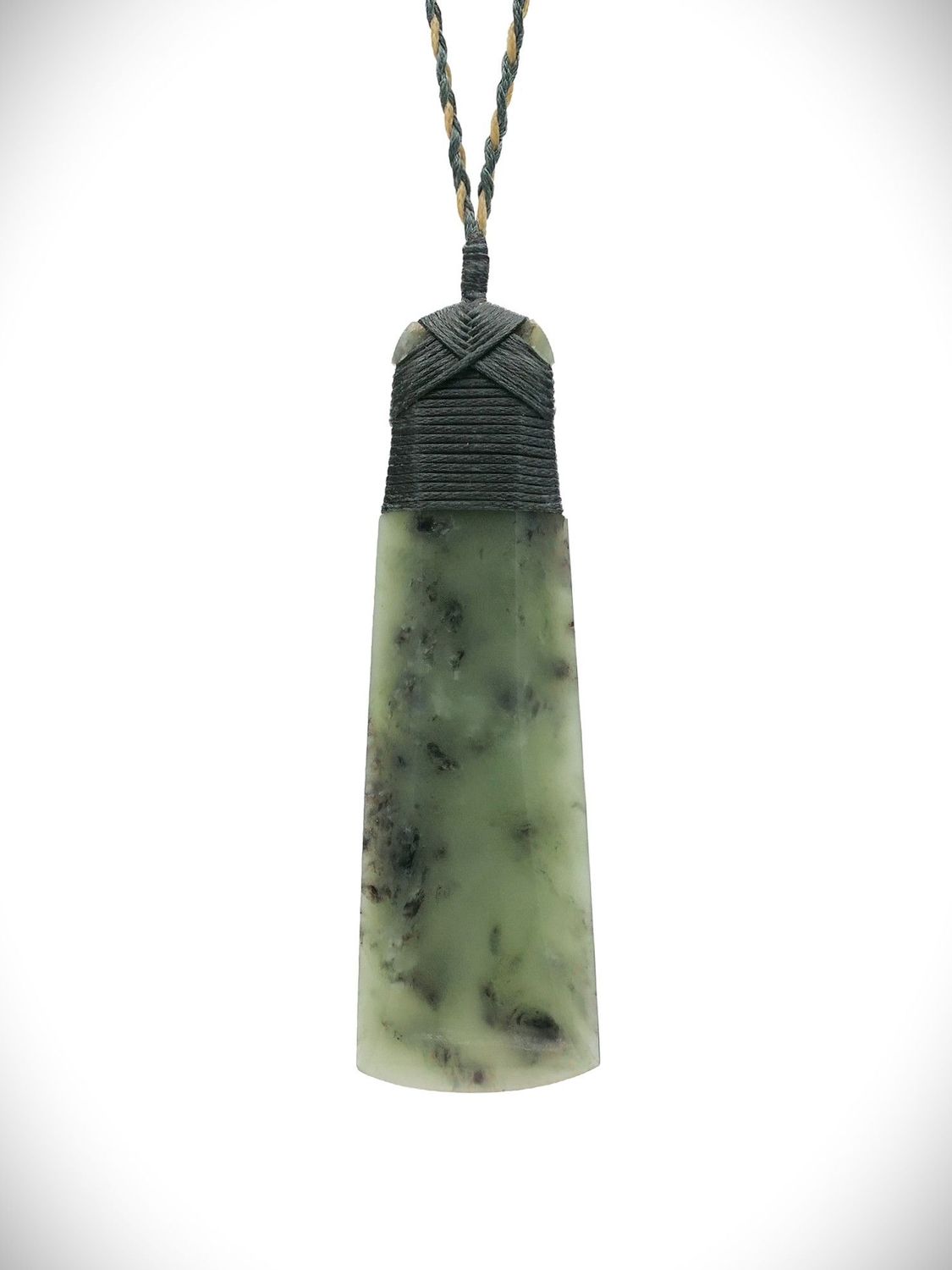 Moko Pounamu Toki NZ Genuine Hapopo Greenstone - Oakura