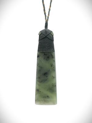 Moko Pounamu Toki NZ Genuine Hapopo Greenstone - Tautoro