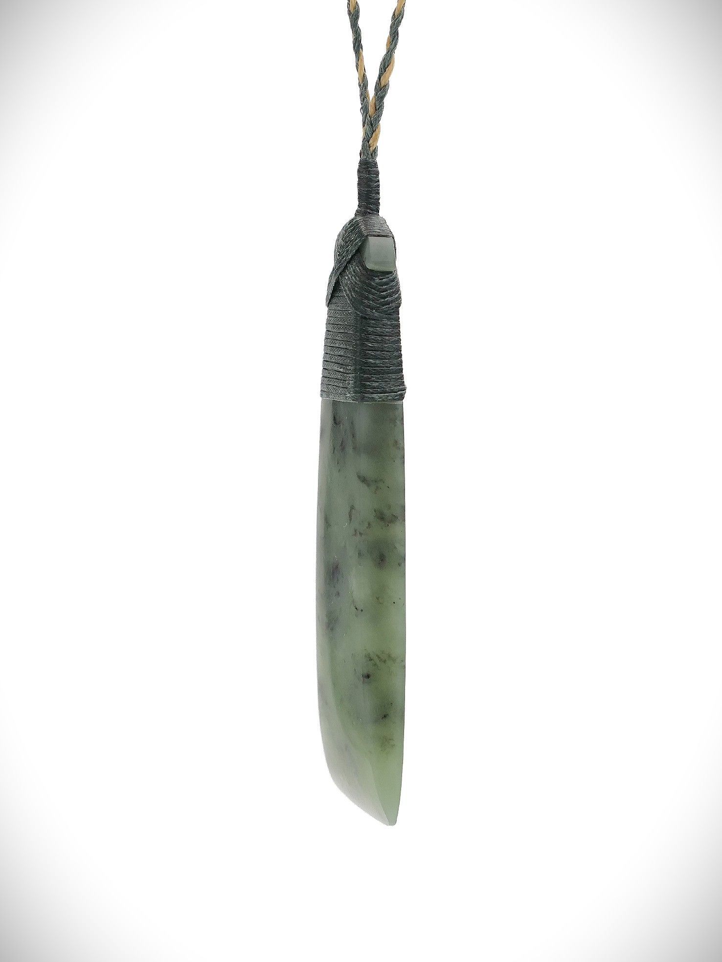 Moko Pounamu Toki NZ Genuine Hapopo Greenstone - Tautoro