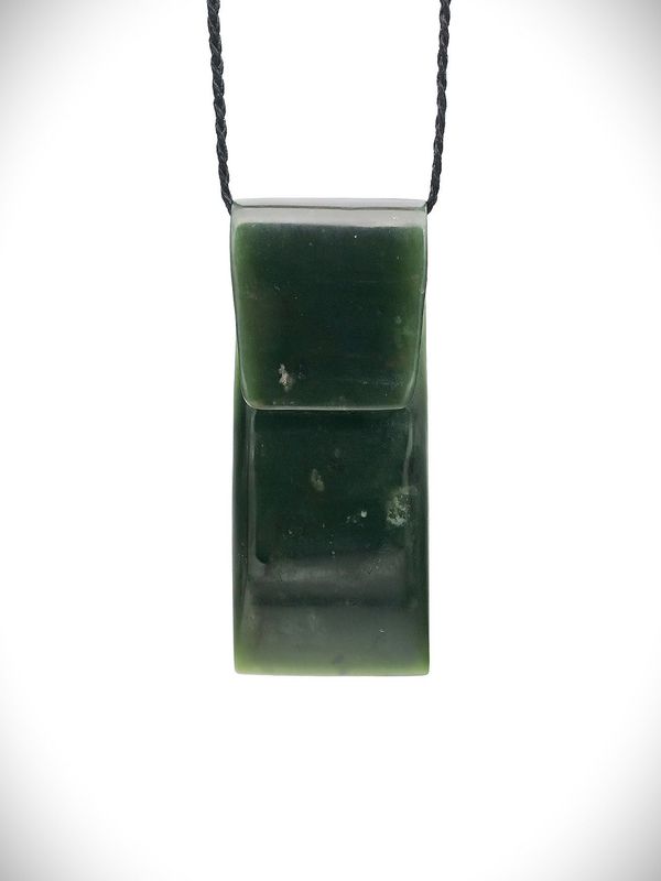 Moko Pounamu Toki Genuine NZ Kawakawa Greenstone - Ruamahunga Moko Pounamu Toki Genuine NZ Kawakawa Greenstone - Ruamahunga