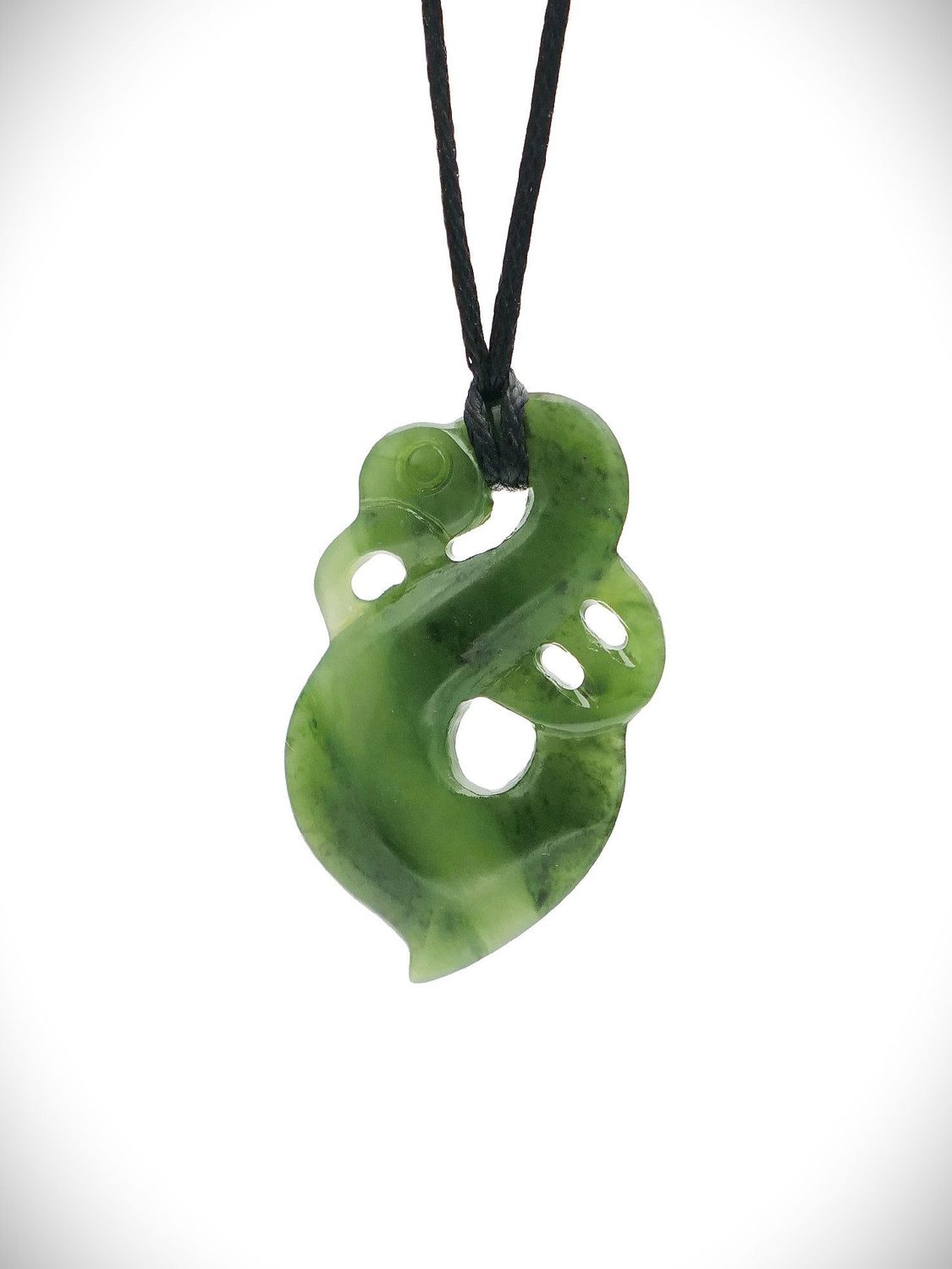 Moko Pounamu Manaia NZ Genuine Kahurangi Greenstone - Waiare Moko Pounamu Manaia NZ Genuine Kahurangi Greenstone - Waiare