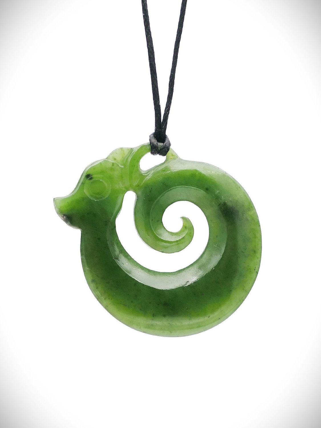 Moko Pounamu Koropepe NZ Genuine Kahurangi Greenstone - Maungakura Moko Pounamu Koropepe NZ Genuine Kahurangi Greenstone - Maungakura