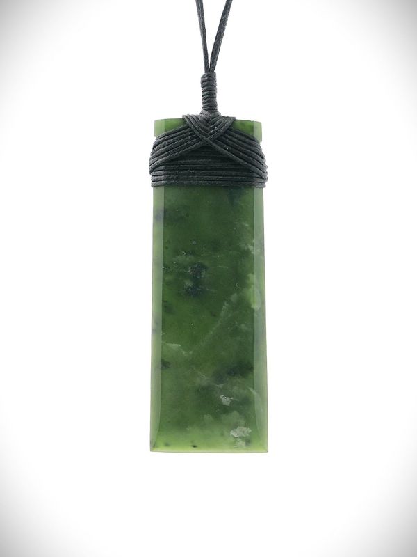 Moko Pounamu Toki NZ Genuine Kawakawa Greenstone - Purerua