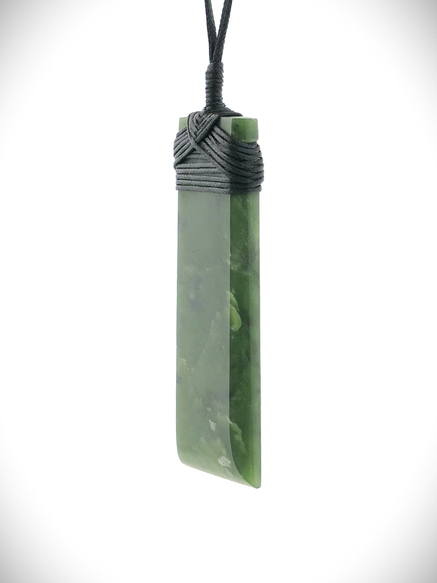 Moko Pounamu Toki NZ Genuine Kawakawa Greenstone - Purerua