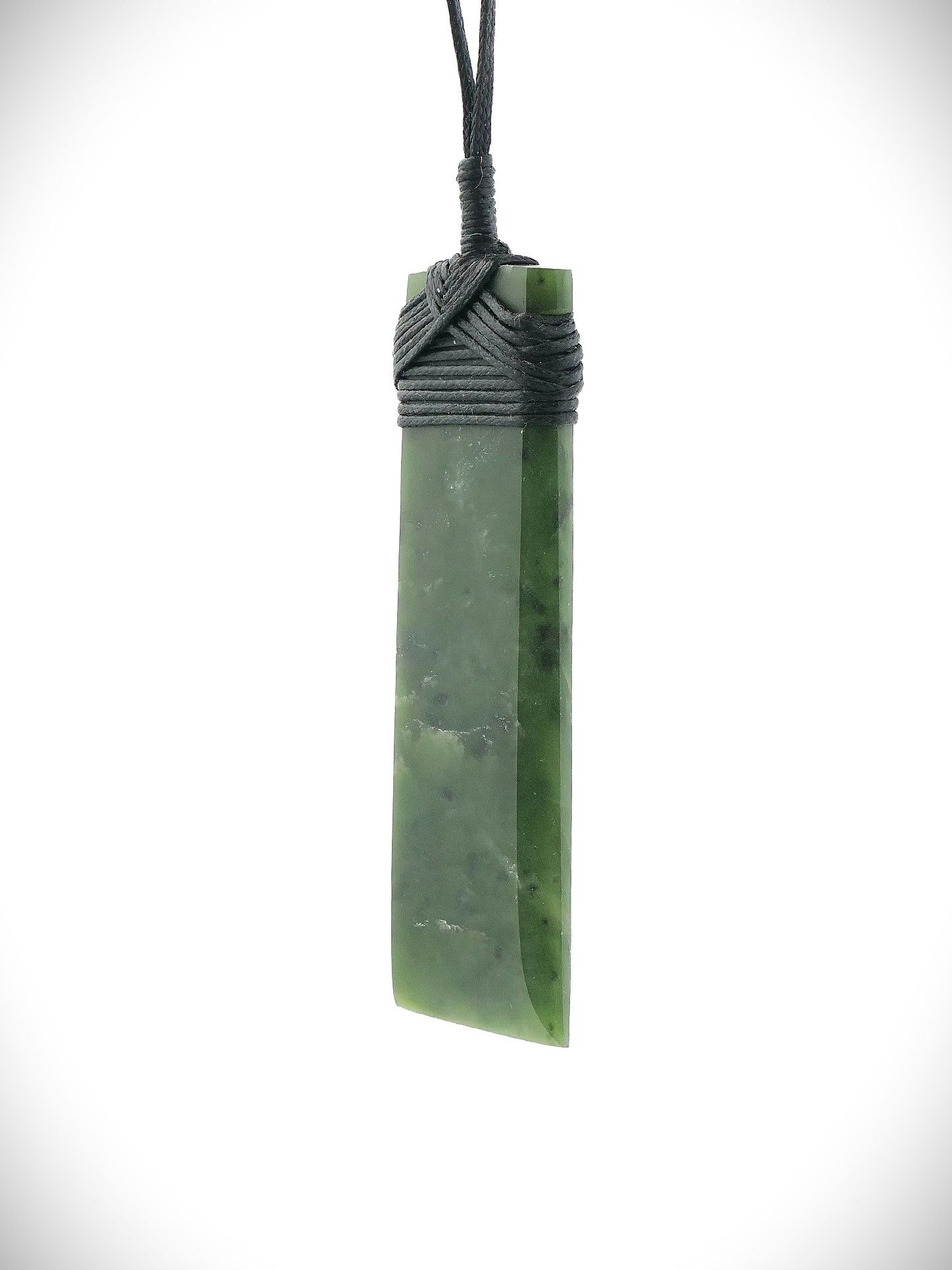 Moko Pounamu Toki NZ Genuine Kawakawa Greenstone - Waianiwaniwa