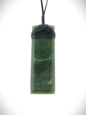 Moko Pounamu Toki NZ Genuine Kawakawa Greenstone - Kapiro