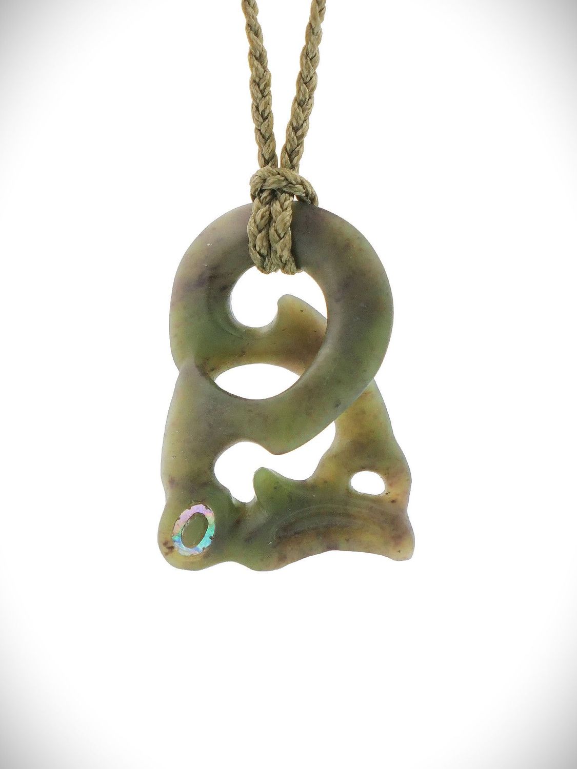Moko Pounamu Manaia NZ Genuine Totoweka Greenstone - Oratia