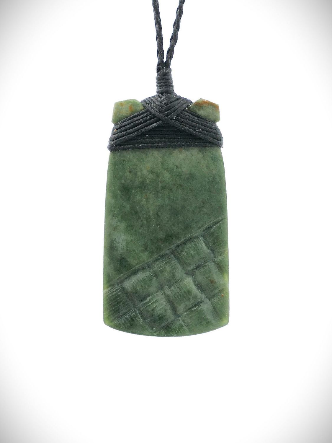 Moko Pounamu Toki NZ Genuine Kawakawa Greenstone - Mangatowai Moko Pounamu Toki NZ Genuine Kawakawa Greenstone - Mangatowai