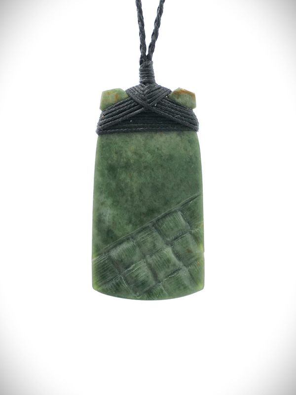 Moko Pounamu Toki NZ Genuine Kawakawa Greenstone - Mangatowai Moko Pounamu Toki NZ Genuine Kawakawa Greenstone - Mangatowai