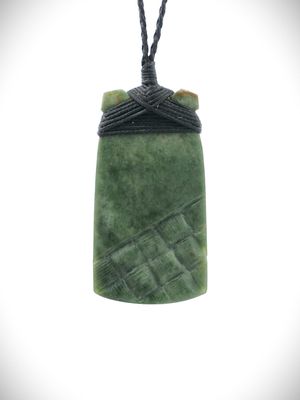 Moko Pounamu Toki NZ Genuine Kawakawa Greenstone - Mangatowai