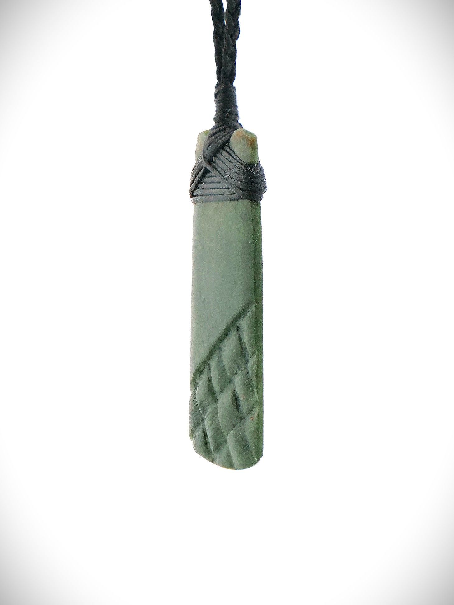 Moko Pounamu Toki NZ Genuine Kawakawa Greenstone - Mangatowai