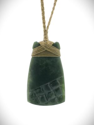 Moko Pounamu Toki NZ Genuine Kawakawa Greenstone - Te Umanga
