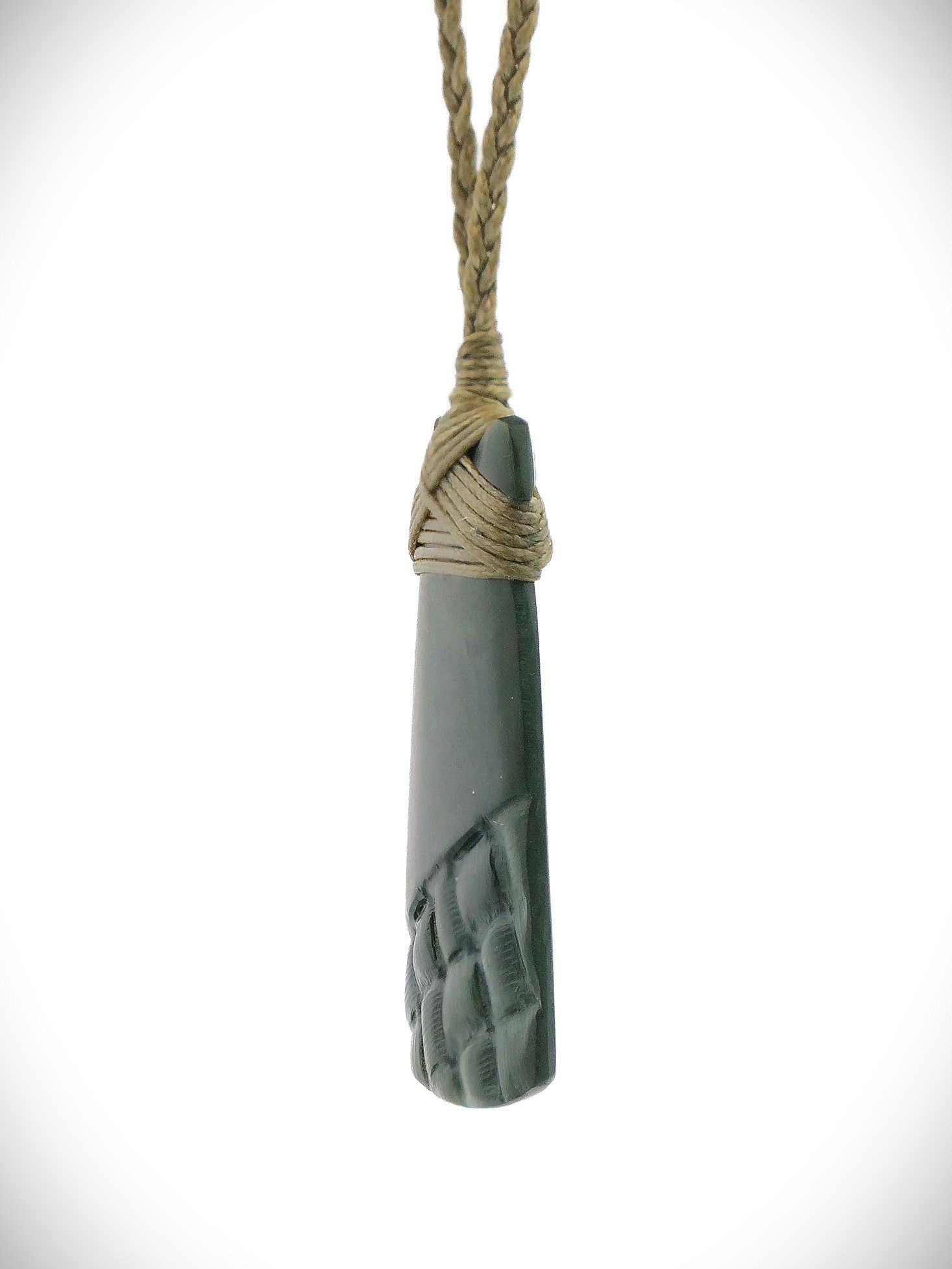 Moko Pounamu Toki NZ Genuine Kawakawa Greenstone - Te Umanga