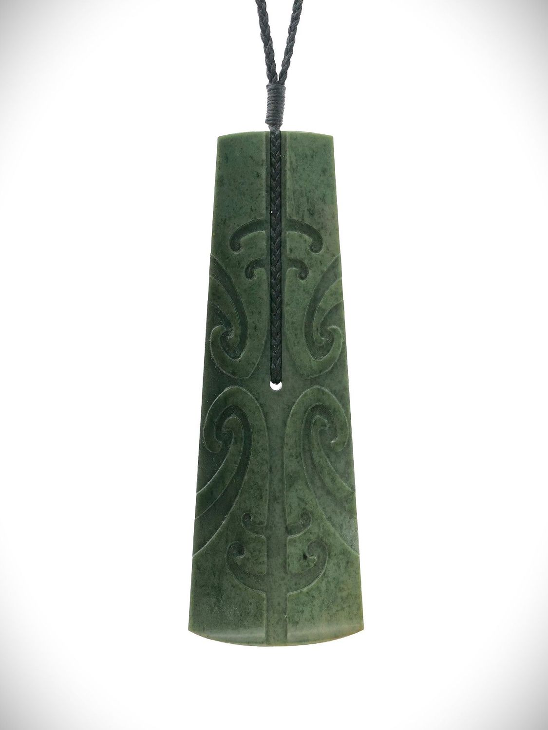 Moko Pounamu Toki NZ Genuine Kawakawa Greenstone - Whangaroa
