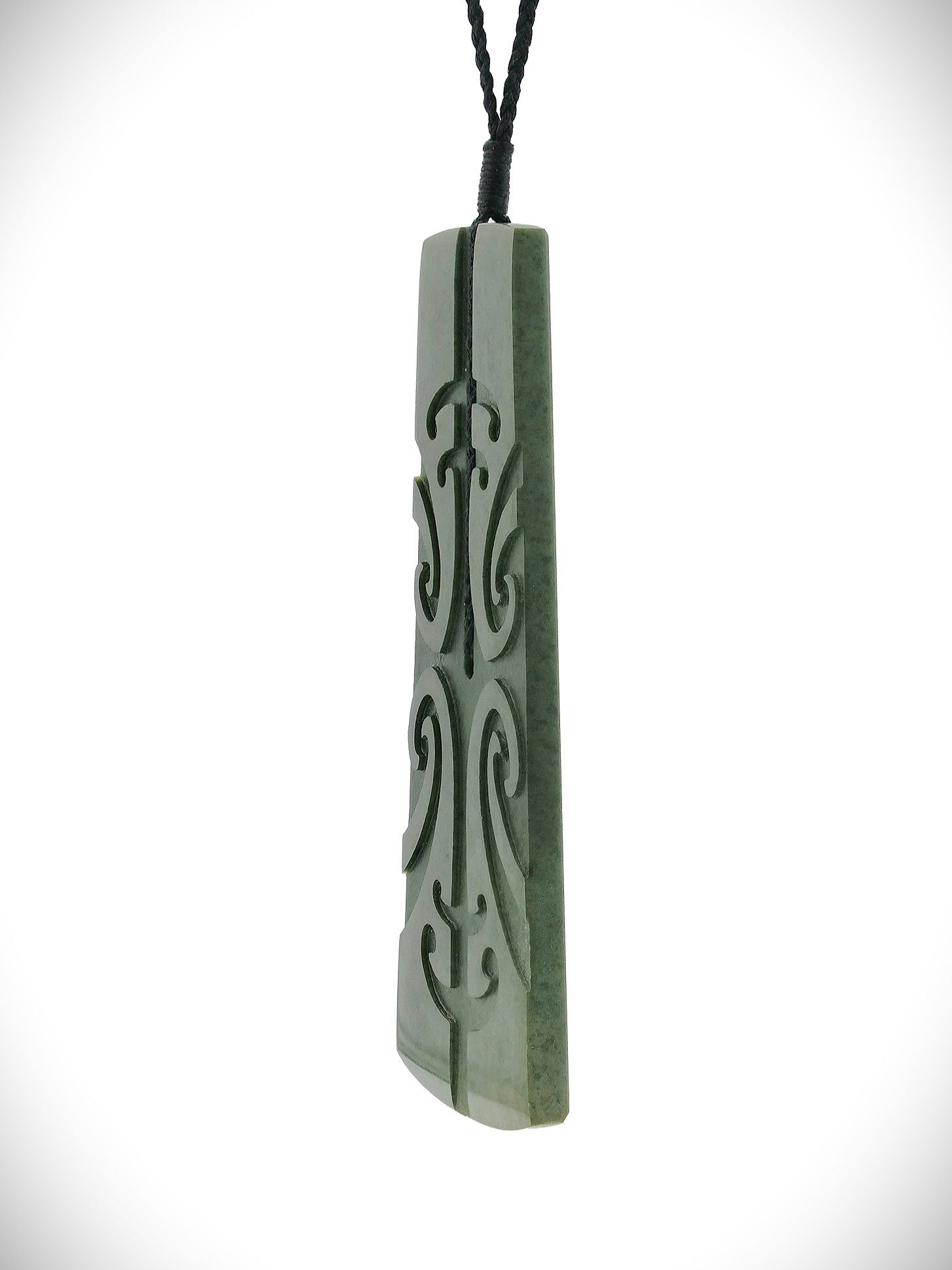Moko Pounamu Toki NZ Genuine Kawakawa Greenstone - Whangaroa