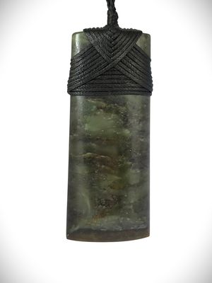 Moko Pounamu Toki NZ Genuine Hapopo Greenstone - Kirikiriroa