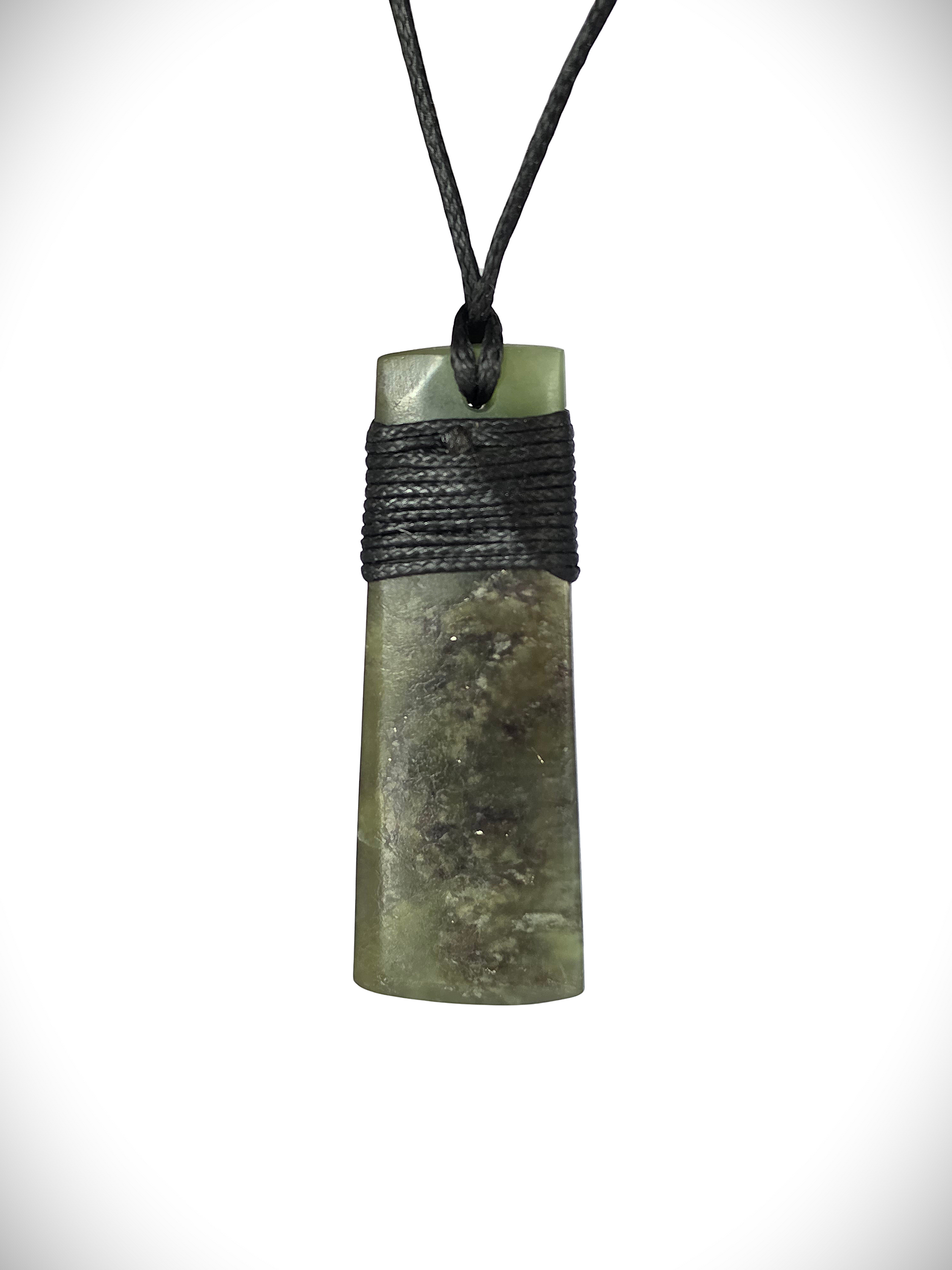 Moko Pounamu Toki NZ Genuine Hapopo Greenstone - Tuamarina