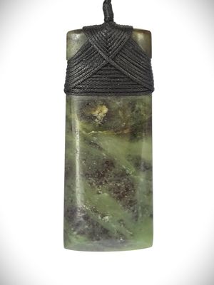 Moko Pounamu Toki NZ Genuine Hapopo Greenstone -  Kohukohu