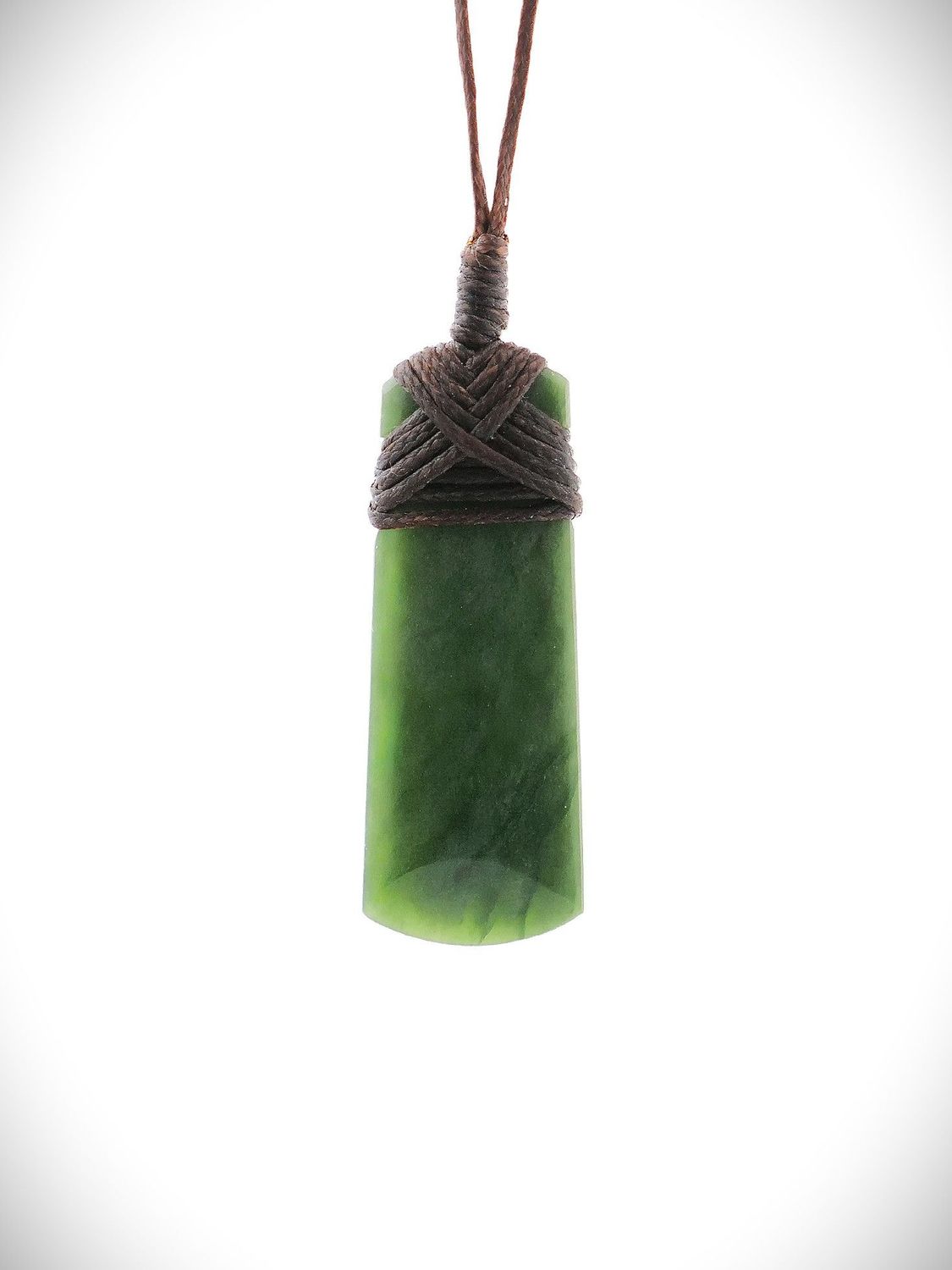 Moko Pounamu Toki Genuine NZ Kawakawa Greenstone - Mahinepua