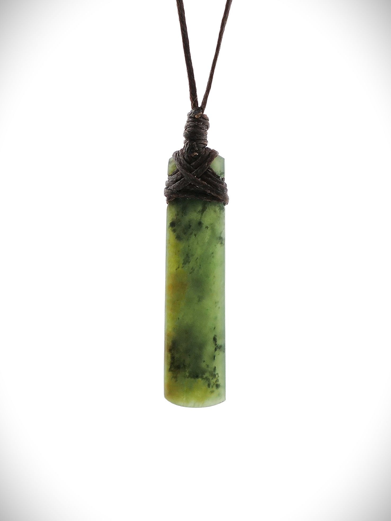 Moko Pounamu Toki Genuine NZ Kawakawa Greenstone - Motukawaiti
