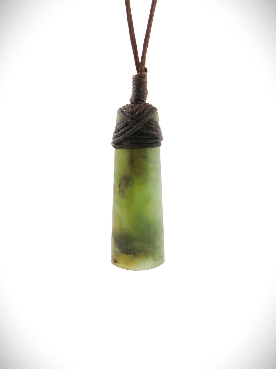 Moko Pounamu Toki Genuine NZ Totoweka Greenstone - Motuhuia