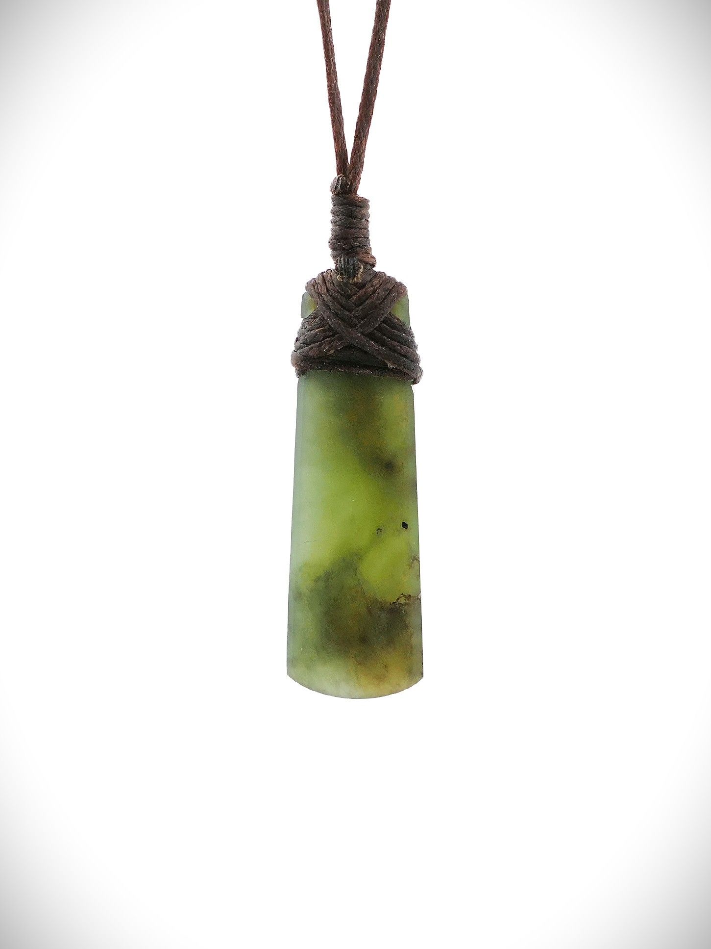 Moko Pounamu Toki Genuine NZ Totoweka Greenstone - Motuhuia