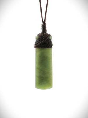 Moko Pounamu Toki Genuine NZ Kahurangi Greenstone - Whatupukeiti