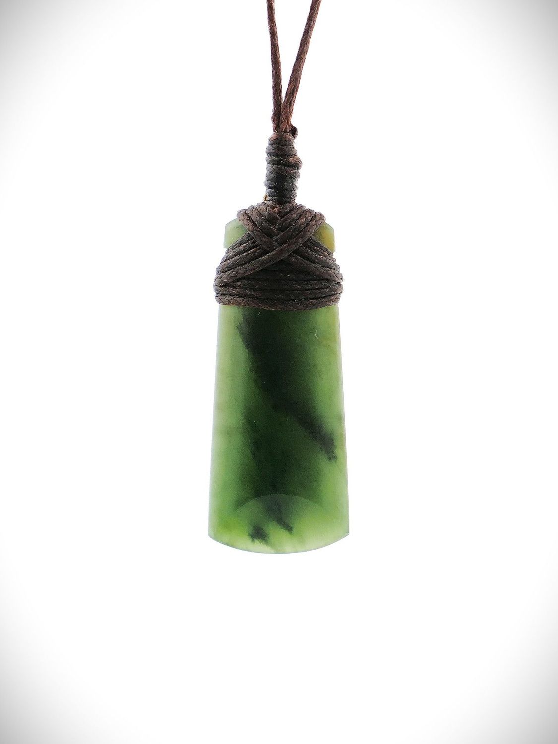 Moko Pounamu Toki Genuine NZ Kawakawa Greenstone - Otangaroa
