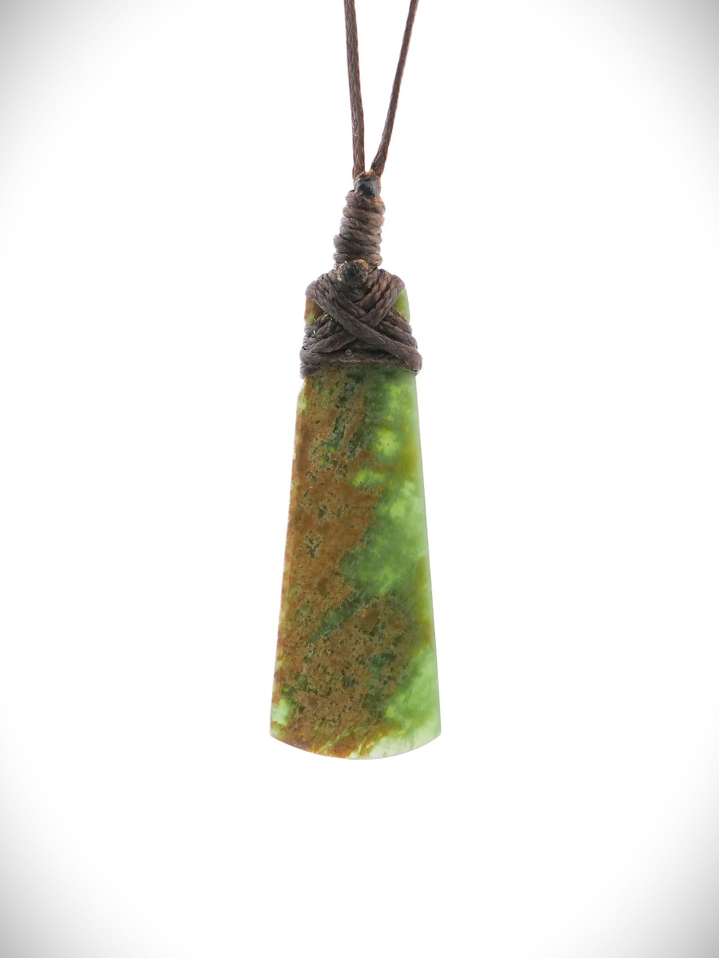 Moko Pounamu Toki Genuine NZ Kahurangi Flower Greenstone - Te Touwai