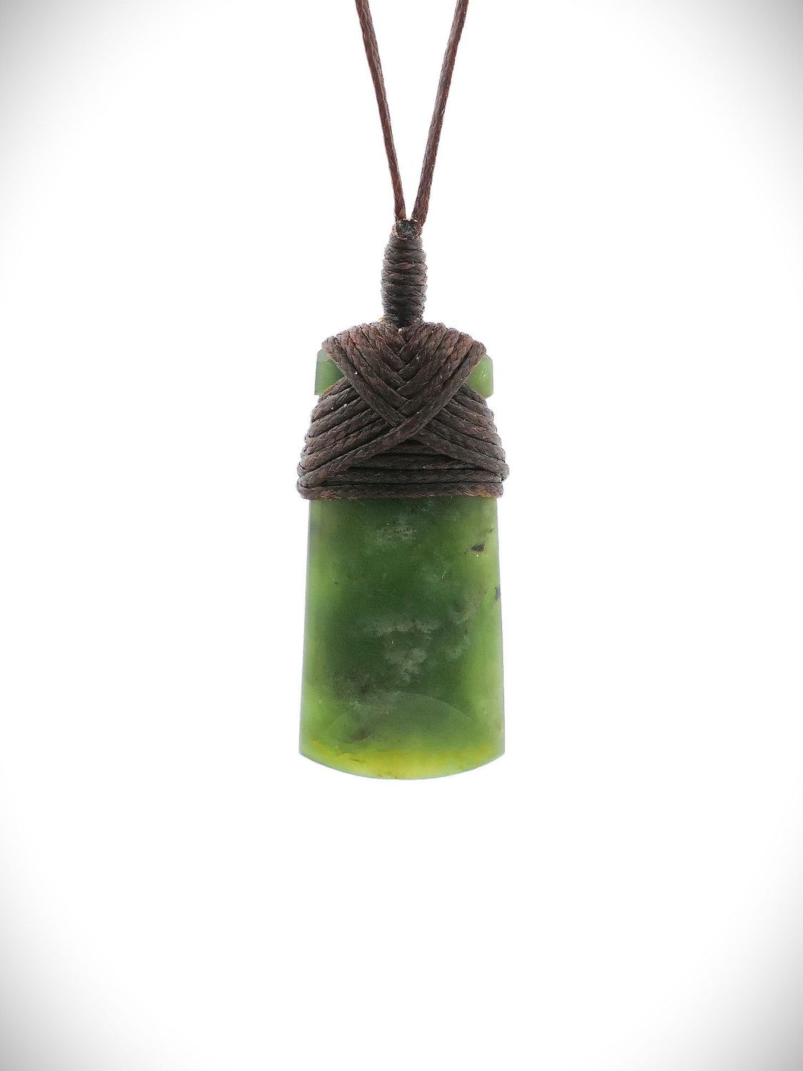 Moko Pounamu Toki Genuine NZ Kawakawa Greenstone - Motutara