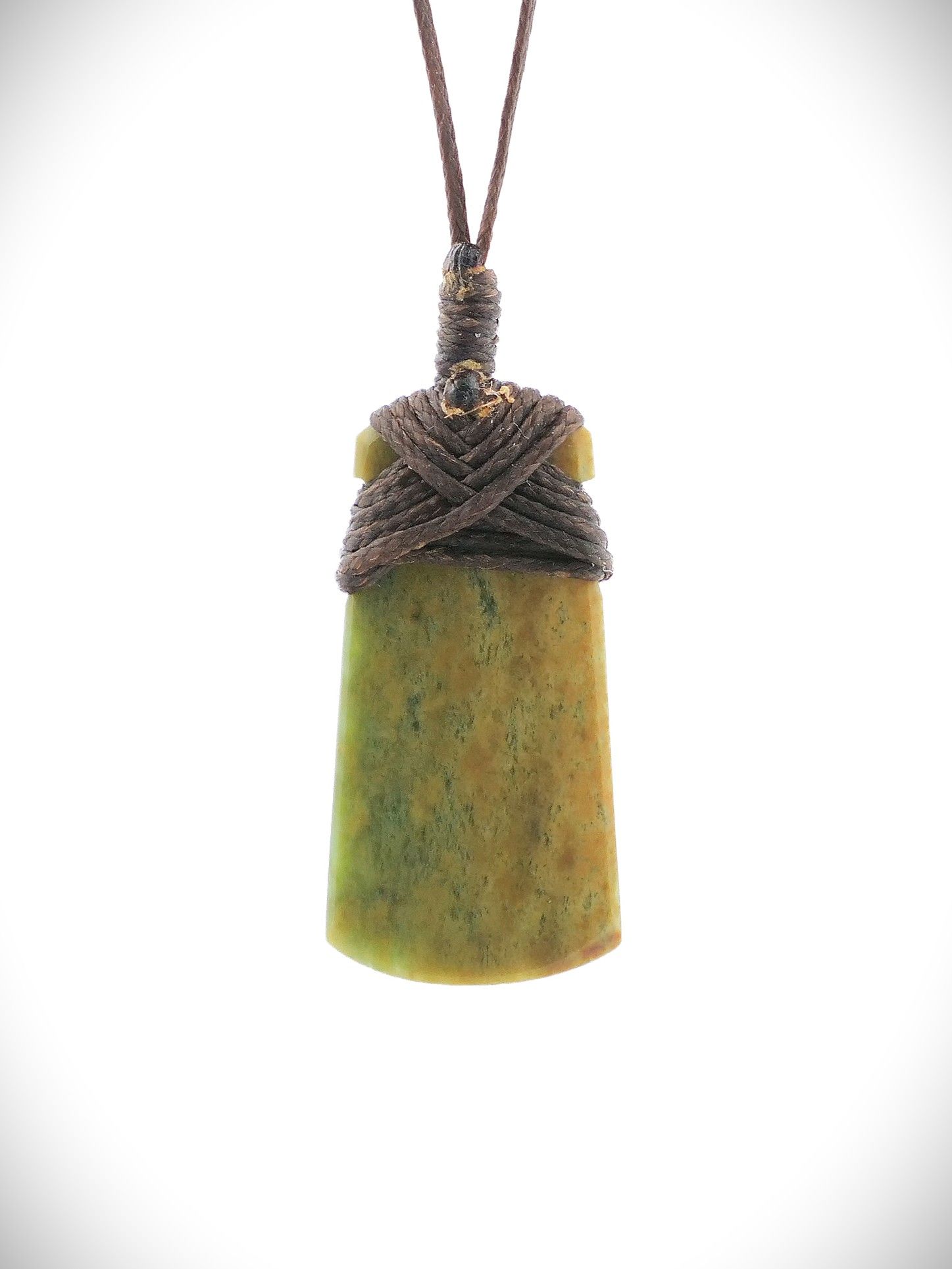Moko Pounamu Toki Genuine NZ Raukaraka Greenstone - Takerau