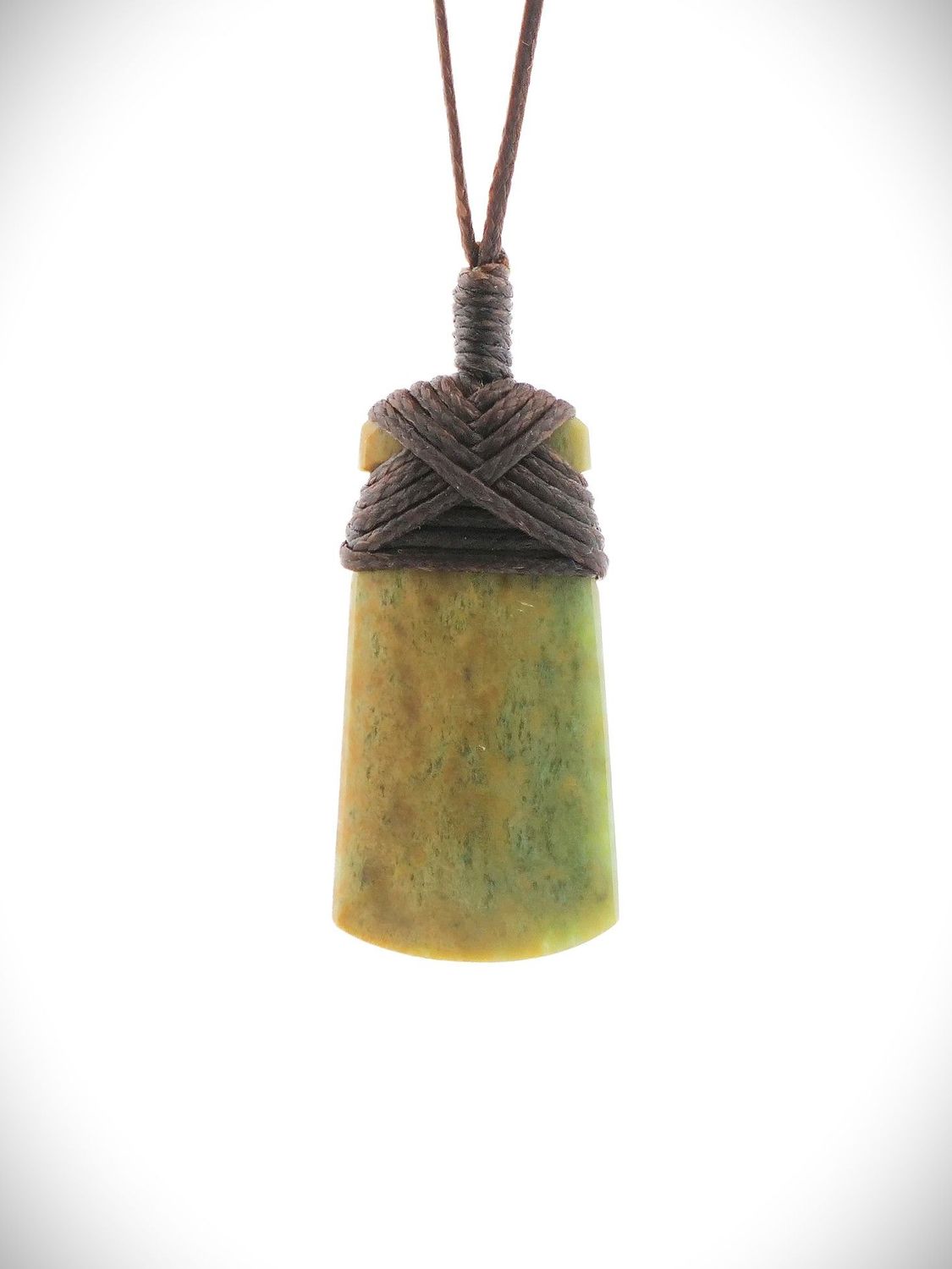 Moko Pounamu Toki Genuine NZ Raukaraka Greenstone - Takerau