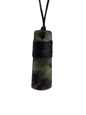 Moko Pounamu Toki NZ Genuine Hapopo Greenstone - Hakarimata