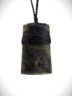 Moko Pounamu Toki NZ Genuine Hapopo Greenstone - Mangorei Moko Pounamu Toki NZ Genuine Hapopo Greenstone - Mangorei
