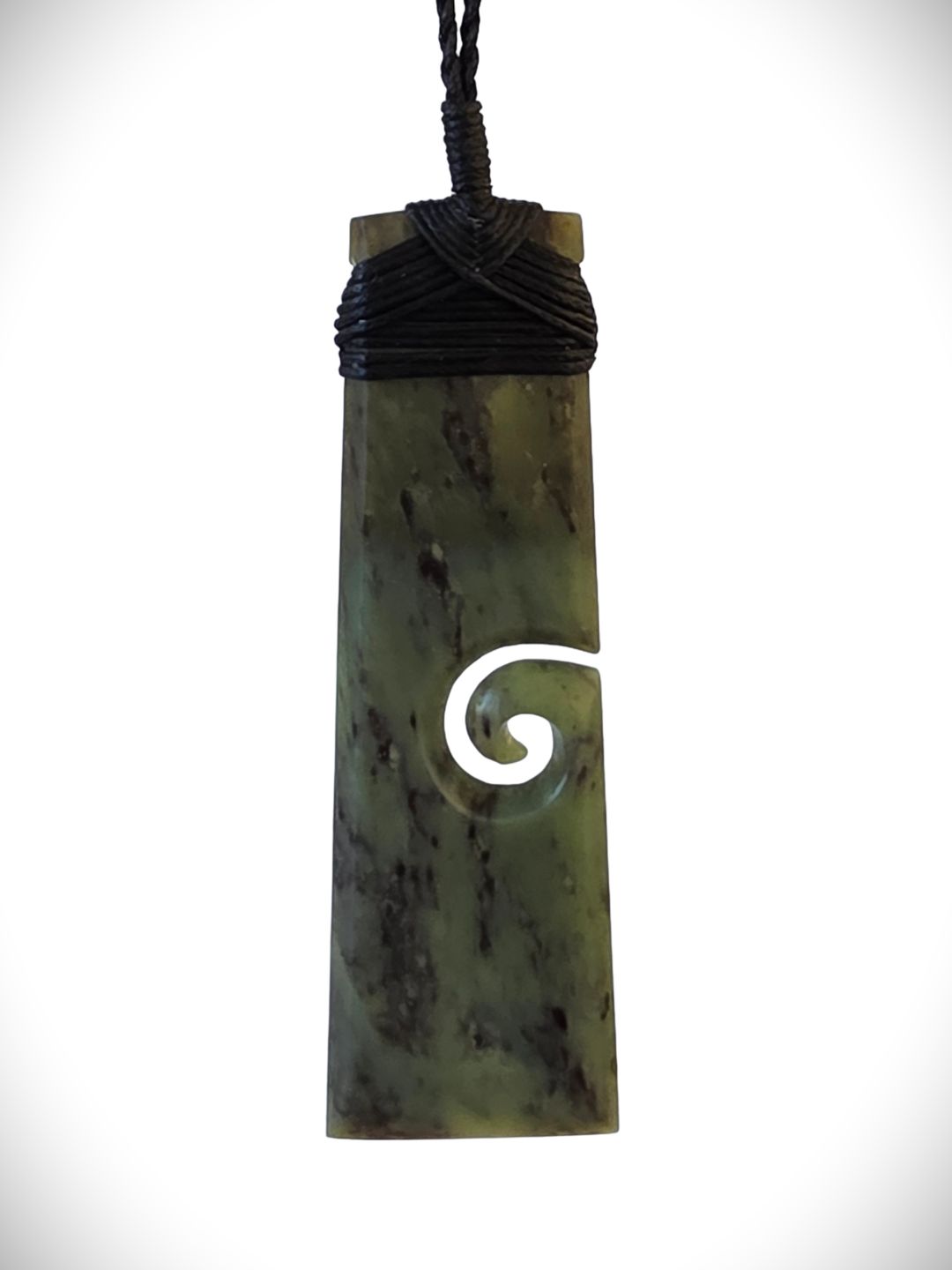 Moko Pounamu Toki Koru Genuine NZ Hapopo Greenstone - Te Maire