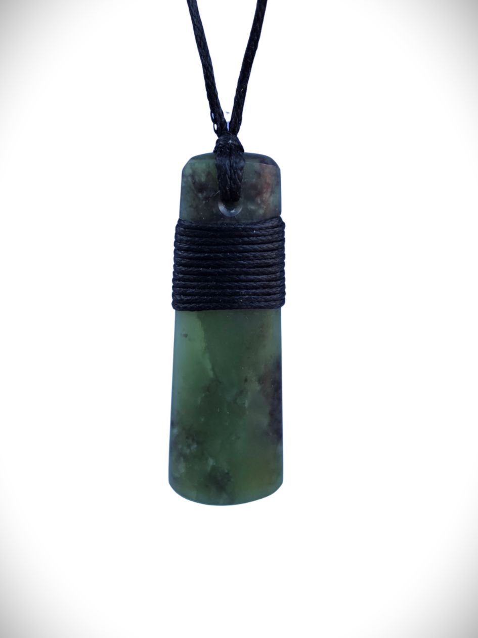 Moko Pounamu Toki NZ Genuine Hapopo Greenstone - Korimako