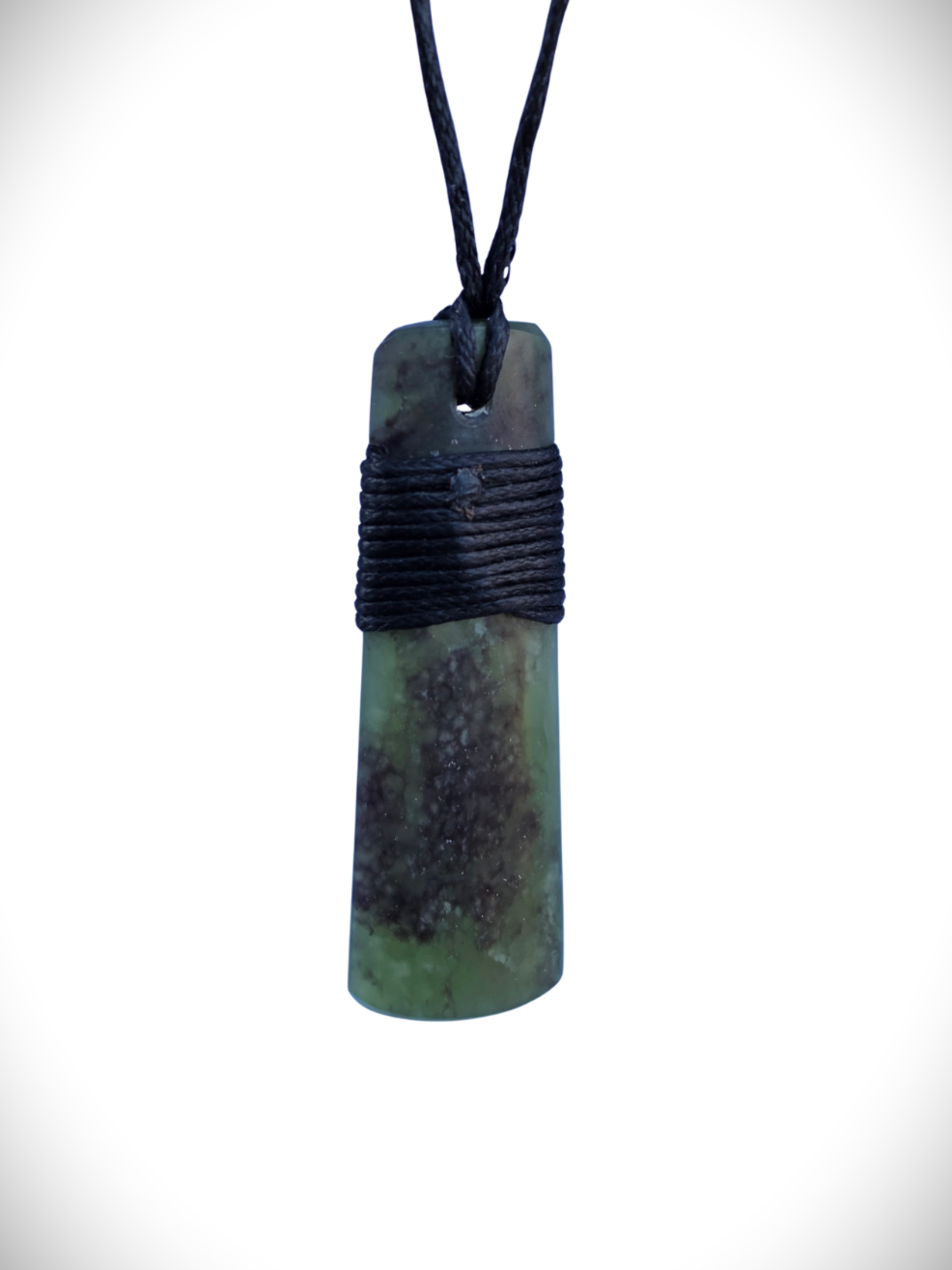 Moko Pounamu Toki NZ Genuine Hapopo Greenstone - Korimako