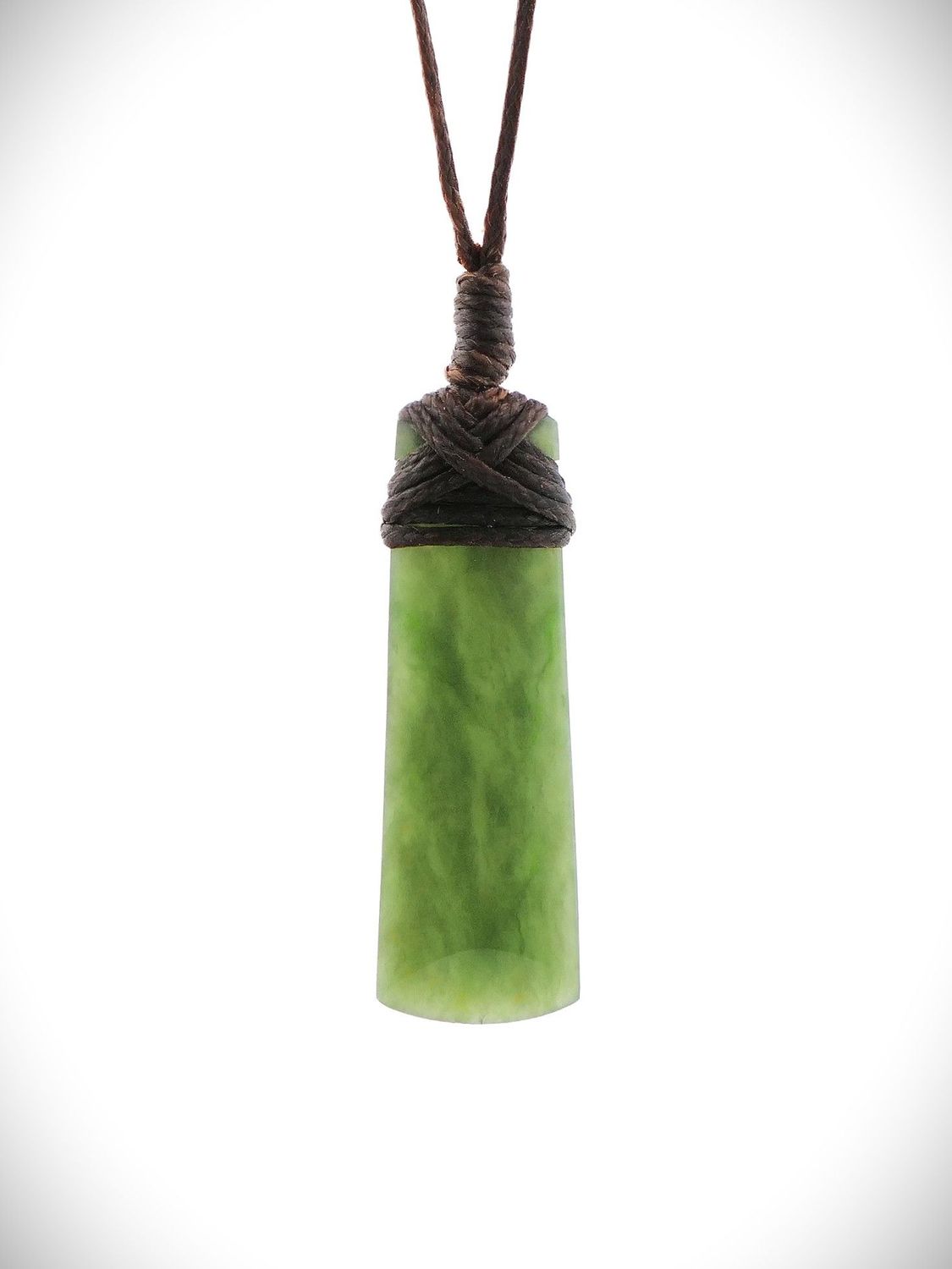 Moko Pounamu Toki Genuine NZ Kawakawa Greenstone - Karepori