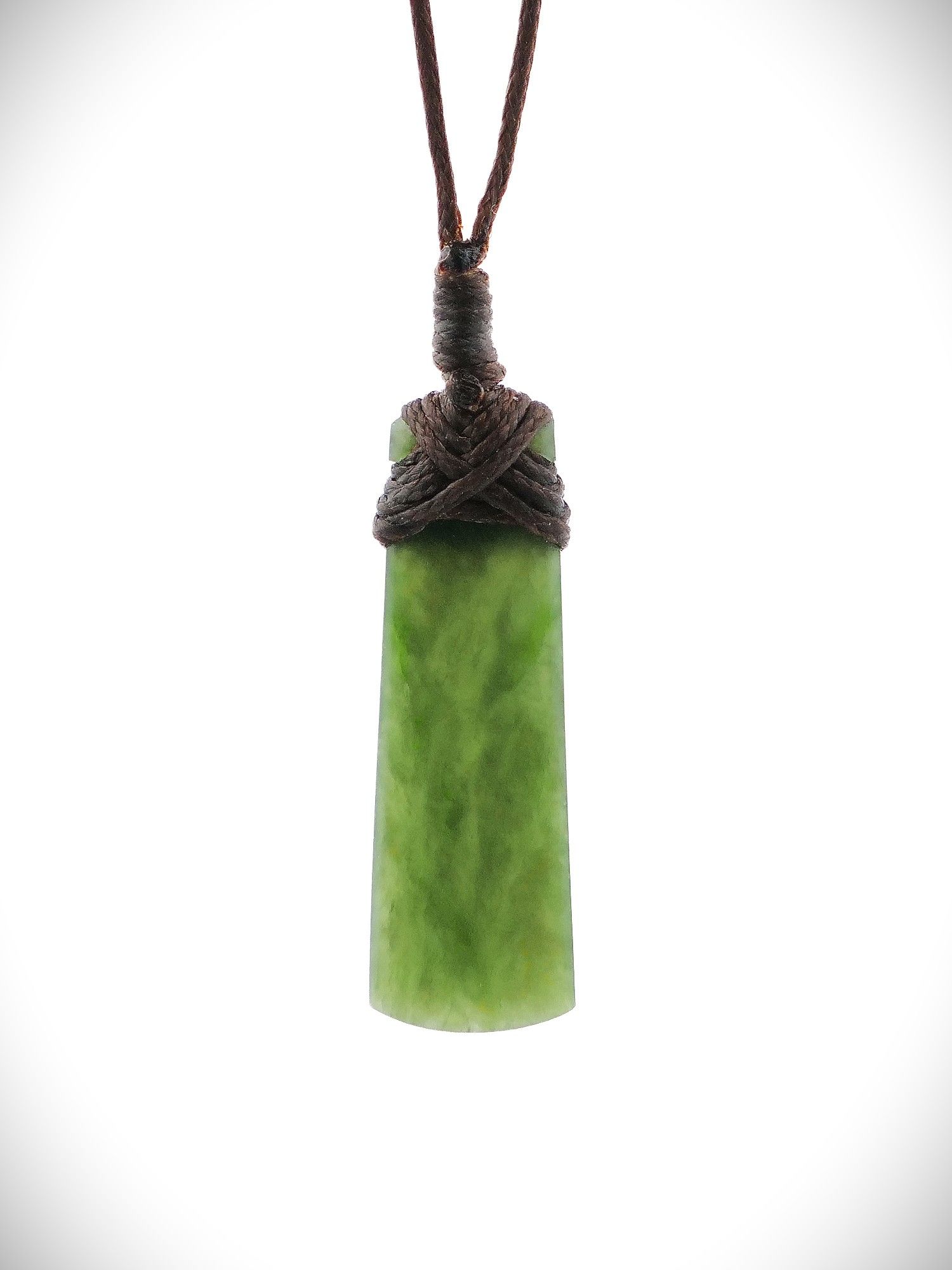 Moko Pounamu Toki Genuine NZ Kawakawa Greenstone - Karepori