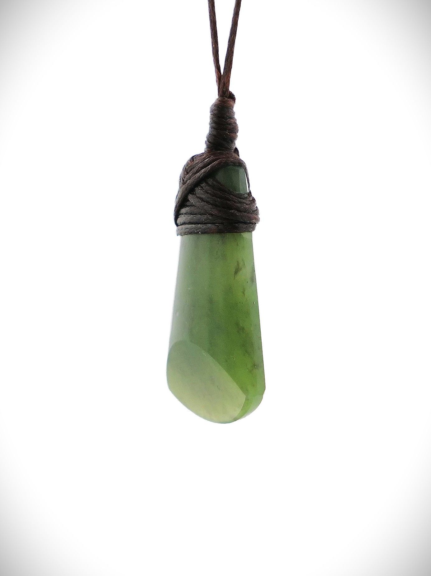 Moko Pounamu Toki Genuine NZ Kawakawa Greenstone - Otengi