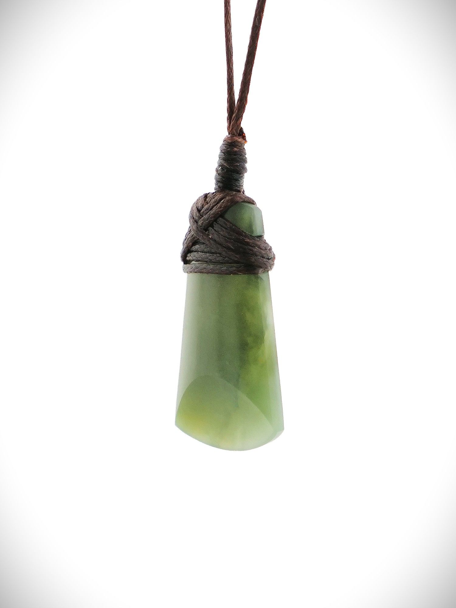 Moko Pounamu Toki Genuine NZ Kawakawa Greenstone - Paranui