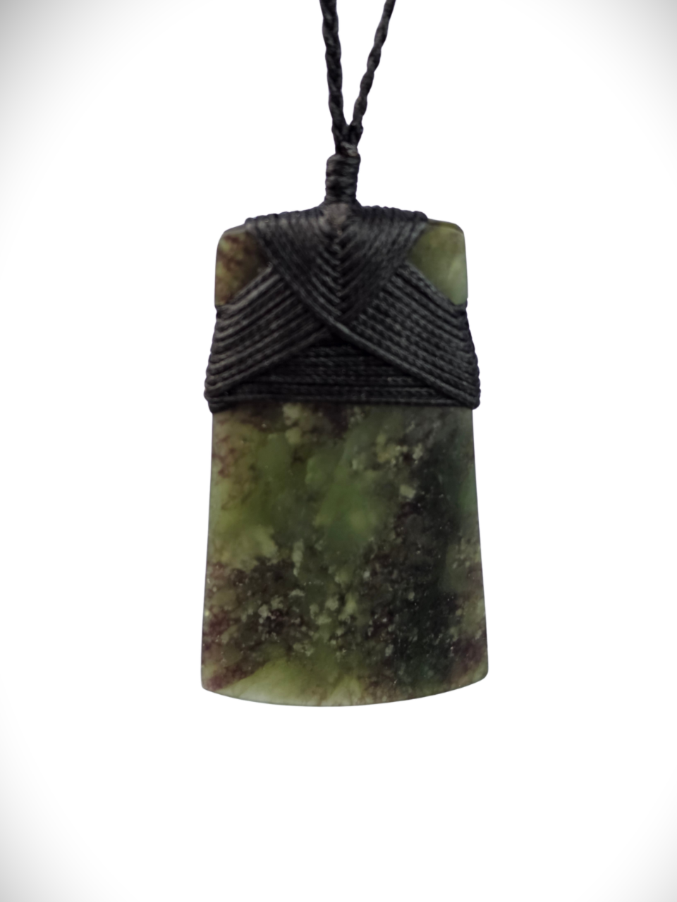 Moko Pounamu Toki NZ Genuine Hapopo Greenstone - Poutama