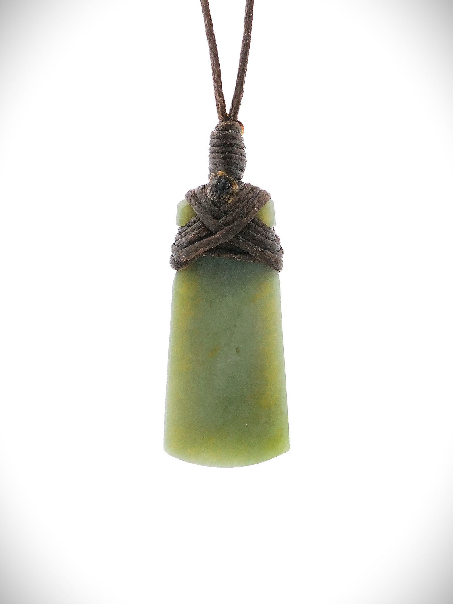 Moko Pounamu Toki NZ Genuine Inanga Greenstone - Tokerau